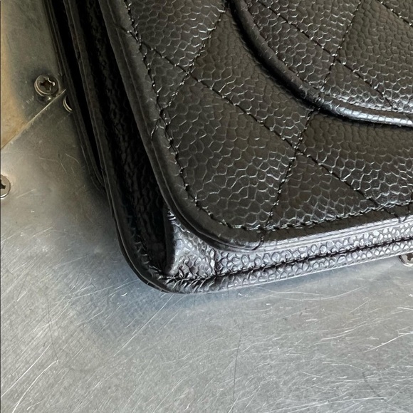 ‼️SOLD‼️CHANEL Wallet on Chain WOC caviar GHW magnetic closure - Picture 10 of 12